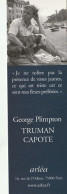Delcampe - ARLEA - Truman Capote - Marque-page TBon Etat (voir Scan) - Lesezeichen