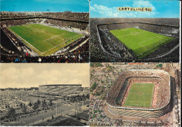 Stadium Estadio Stade Campo Di Calcio Stadio S,siro Milano (quattro Visioni Differenti) (four Different Vision)(4 Cards) - Calcio