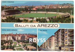 Football Stade Stadium Estadio Stadio Comunale Arezzo Sport Calcio Saluti Da Arezzo Toscana (gr.-col.-n.v.) - Calcio