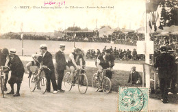 Delcampe - BREST - Au Vélodrôme - Course De Demi-fond - 1905 Fêtes Franco-anglaises - Brest
