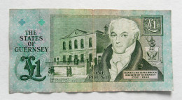 Guernsey One Pound Banknote - Guernsey