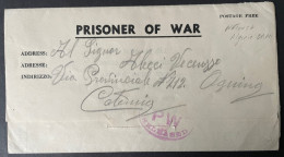 Lettre D'un Prisonnier De Guerre Italien Interné Au Camp De Natousa Oran Algérie Voir Scans - Oorlog 1939-45