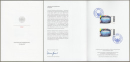 Bund: Minister Card - Ministerkarte Typ VII, Mi.-Nr. 3725 ESST: " Deutsche Fernsehlegenden: - Rockpalast -  " - Brieven En Documenten