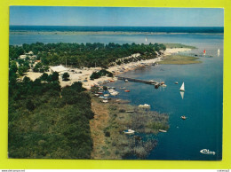 Delcampe - 33 HOURTIN CONTAUT Vers Carcans Vue Aérienne La Pointe De Piqueyrot En 1982 Voilier VOIR DOS - Carcans