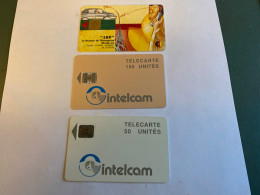 - 40 - Cameroon Chip 3 Different Phonecards - Camerún