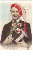 N°14412 - St Nicolas - Photo D'un Homme Avec Un Bonnet - Saint-Nicolas