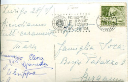 X4194 Switzerland,circuled Card 1954 With Special Slogan Postmark Football World M.1954 Zurich - 1954 – Zwitserland