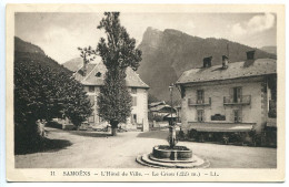 Delcampe - HAUTE SAVOIE * CPA Voyagé 1934 * SAMOENS L'Hôtel De Ville Le Criou ( 2.225 M ) * Editeur LL - Samoëns
