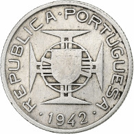 Monnaie, Mozambique, 2-1/2 Escudos, 1942, TB+, Argent, KM:68 - Mozambico