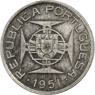 Monnaie, Mozambique, 2-1/2 Escudos, 1951, TB+, Argent, KM:68 - Mozambico