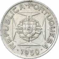 Mozambique, 2-1/2 Escudos, 1950, TTB, Argent, KM:68 - Mozambico