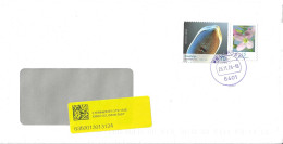 Mischfrankatur Gestempelt Mit "FELDPOST 6401" Mit Gelbem Aufkleber Aufgrund Einer Unvollständigen Adressangabe - Brieven En Documenten