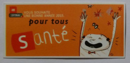 Ticket TCL Lyon (69/Rhône) - Bus Métro Tramway - SANTE - Personnage Levant Bras - Voeux / Bonne Année - Ticket POUR TOUS - Europe
