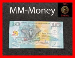 PAPUA NEW GUINEA 10 Kina  2000   P. 23  *commemorative 25 Years Of Papua N.G.*  Polymer  **rare**   UNC - Papua New Guinea