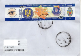 ROMANIA 2022: EUROPEAN POLICES CONFERENCE, Circulated Cover - Registered Shipping! - Briefe U. Dokumente