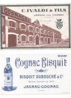 BUVARD - ALCOOLS-digestifs -( Cognacs, Vins )  Lot De 8 Buvards -   N° 25  Format  20 X 1 Cms -  Bon état Général - Liquor & Beer