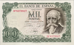 Spain 1.000 Pesetas, P-154 (17.09.1971) - UNC - 1000 Pesetas