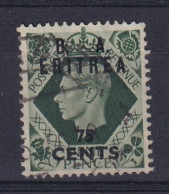 Eritrea: 1950   KGVI 'B. A. Eritrea'    SG E21    75c On 9d     Used - Eritrea
