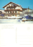WAGRAIN, ZUR SONNE RESTAURANT, CAR, UMBRELLA, TOWER, CHURCH, POSTCARD, AUSTRIA - Wagrain