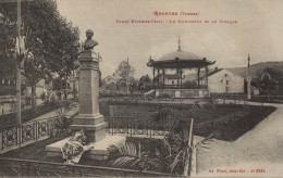 88 GRANGES PLACE ETIENNE SEITZ ET LE KIOSQUE  CPA BON ETAT - Granges Sur Vologne
