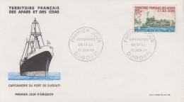 Env  FDC  1er  Jour   TERRITOIRE  FRANCAIS   Des   AFARS  Et  ISSAS   Capitainerie  Du  Port  De  DJIBOUTI     1969 - Autres & Non Classés