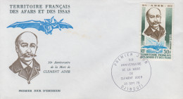 Enveloppe  FDC  1er  Jour   TERRITOIRE  FRANCAIS   Des   AFARS  Et  ISSAS    Clément   ADER    1975 - Autres & Non Classés
