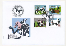 Delcampe - SUISSE -  5 Env. FDC 2006 - Série Des Vaches Suisses - 9/5/2006 (2 Séries) - FDC