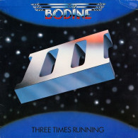 * LP *  BODINE - THREE TIMES RUNNING (Benelux 1983 EX-) - Hard Rock & Metal