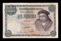 España Spain 1000 Pesetas Luis Vives 1946 Pick 133 Mbc Vf - 1000 Pesetas