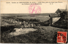 Delcampe - CPA CHEVREUSE Cote Est Pris Du Haut Des Tours Du Chateau (1385142) - Chevreuse