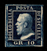 1859 - 10 Grana (12) Nuovo Con Gomma Originale - Punto Chiaro E Piega Orizzontale In Alto - Bella Presenza - Da Esaminar - Other & Unclassified
