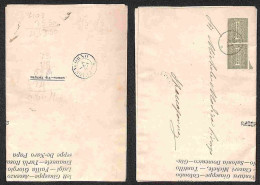 Modica (P.ti 4) - Coppia Del 1 Cent (14 - Regno) Su Circolare Per Spaccaforno Del 22.10.76 - Other & Unclassified