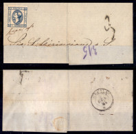 Fuori Uso - 15 Cent Litografico (13) Non Annullato Su Testata Di Lettera Per Cefalù (arrivo 3.1.64) Tassata - Other & Unclassified