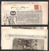 2 Cent Torino (15) Su Giornale Emporio Pittoresco Da Grosseto A Scansano Del 24.9.82 - Interessanti Illustrazioni A Stam - Other & Unclassified