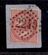 2240 A Punti (Marsiglia - Punti 13) - 40 Cent (20) Usato Su Frammento - Other & Unclassified