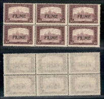 1918 - 50 Filler (14) - Blocco Di 6 - Gomma Integra (150+) - Other & Unclassified