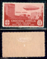 1933 - 15 Lire Zeppelin (26) - Gomma Originale (180) - Other & Unclassified