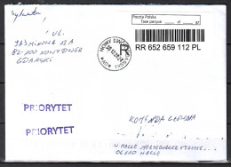 Polen; Barfreimachung; Auf Brief Von Danzig Nach Deutschland; F-732 - Briefe U. Dokumente
