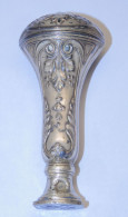 -JOLI ANCIEN SCEAU ARGENT Poinçon Minerve MONOGRAMME GL Collection écriture   E - Seals