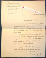 ● L.A.S 1962 Pierre CABANES Archéologue Historien Né Le Puy-en-Velay - Lisbonne Madrid - Union Latine Lettre Autographe - Inventors & Scientists