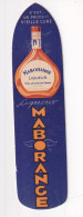 Delcampe - Marque-Page  Liqueur MABORANGE  - Liqueur  VIEILLE CURE - Lesezeichen