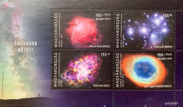 Delcampe - Hungary 2018, Astronomy - Space Views, MNH S/S - Ungebraucht