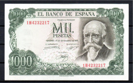 ESPAÑA 1971, 1000 PESETAS, SERIE 1H, SC-UNC, 2 ESCANER - 1000 Pesetas