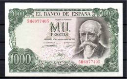 ESPAÑA 1971, 1000 PESETAS, SERIE 5H, SC-UNC, 2 ESCANER - 1000 Pesetas