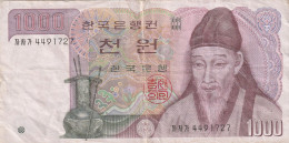 BANCONOTA COREA SUD 1000 VF  (B_1196 - Corea Del Sud