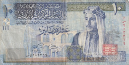 BANCONOTA GIORDANIA 10 VF  (B_1195 - Jordan