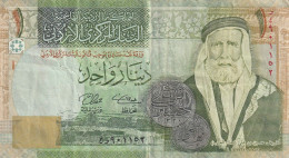 BANCONOTA GIORDANIA 1 VF  (B_1193 - Jordan