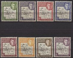 South Georgia. Géorgie Du Sud. Falkland Dépendences. Shetlands Du Sud. Tirage De 1946. Yvert N° 31/41 A** MNH - Autres & Non Classés