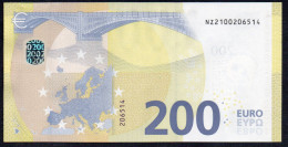 € 200  AUSTRIA  NZ (Testnote)  N001  DRAGHI  UNC - 200 Euro