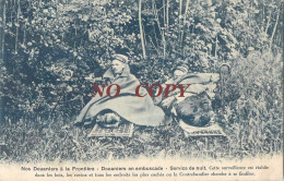 NOS DOUANIERS A LA FRONTIERE DOUANIERS EN EMBUSCADE SERVICE DE NUIT CONTRBANDIER DOUANE POLICE METIER GENDARME - Customs
